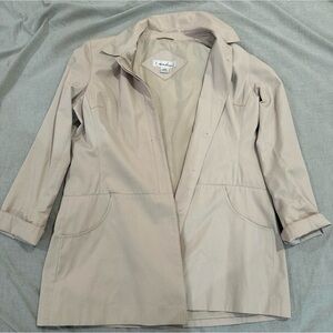 1 Madison- Beige Rain Jacket